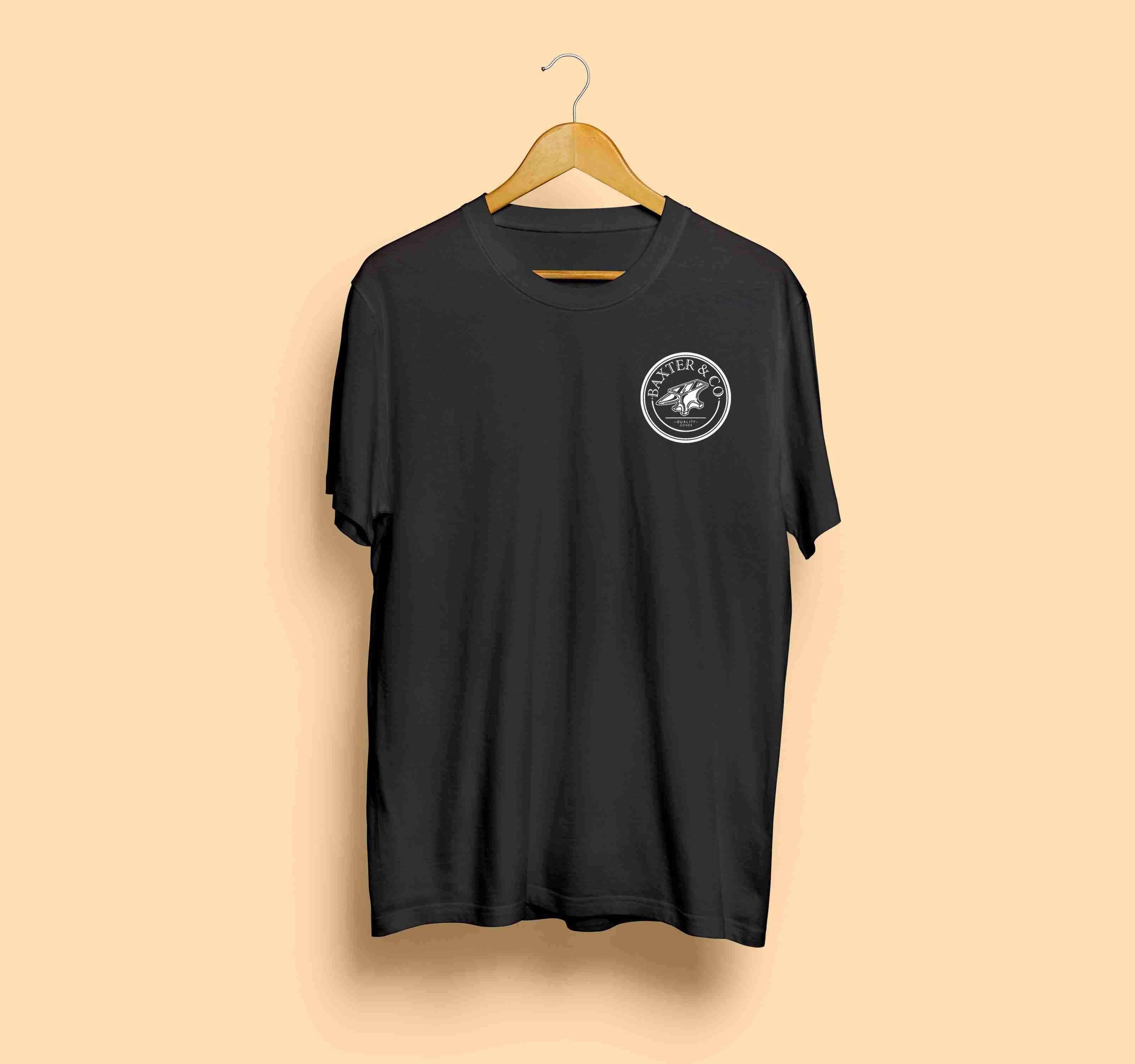 "ANVIL" Tee - Black - Baxter and Co  - BXTR-&-CO-Clothing-australia-baxter-and-co-baxter