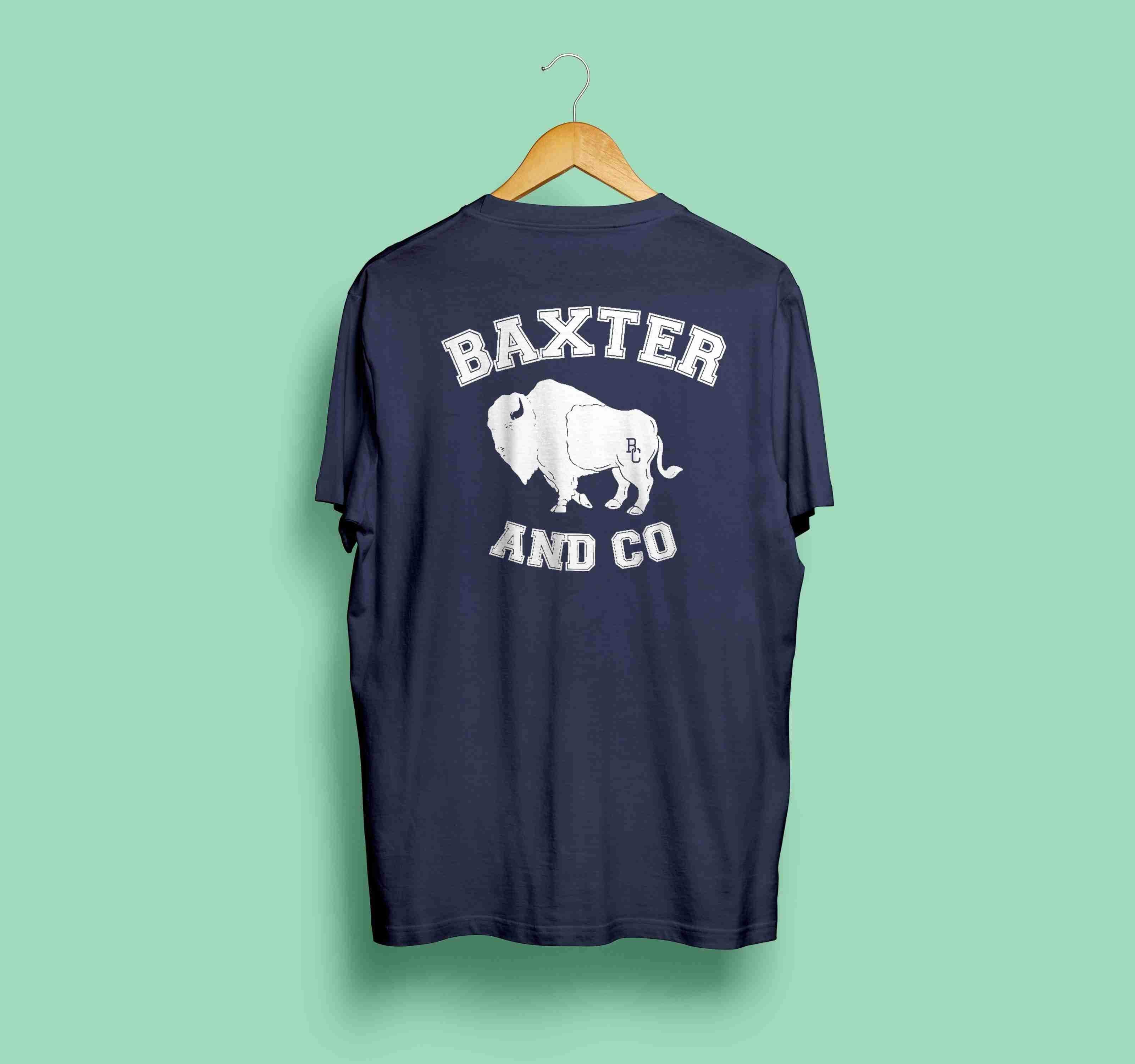 "BUFFALO BILL" Tee - Navy - Baxter and Co  - BXTR-&-CO-Clothing-australia-baxter-and-co-baxter