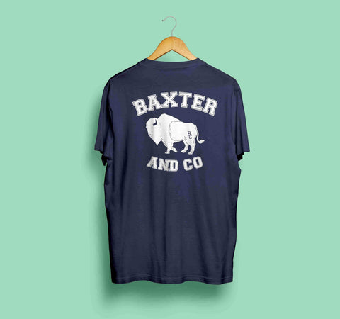 "BUFFALO BILL" Tee - Navy - Baxter and Co  - BXTR-&-CO-Clothing-australia-baxter-and-co-baxter