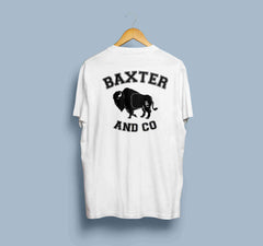 "BUFFALO BILL" Tee - White - Baxter and Co  - BXTR-&-CO-Clothing-australia-baxter-and-co-baxter