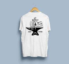 "HAMMERFIST" Tee - White - Baxter and Co - BXTR-&-CO-Clothing-australia-baxter-and-co-baxter